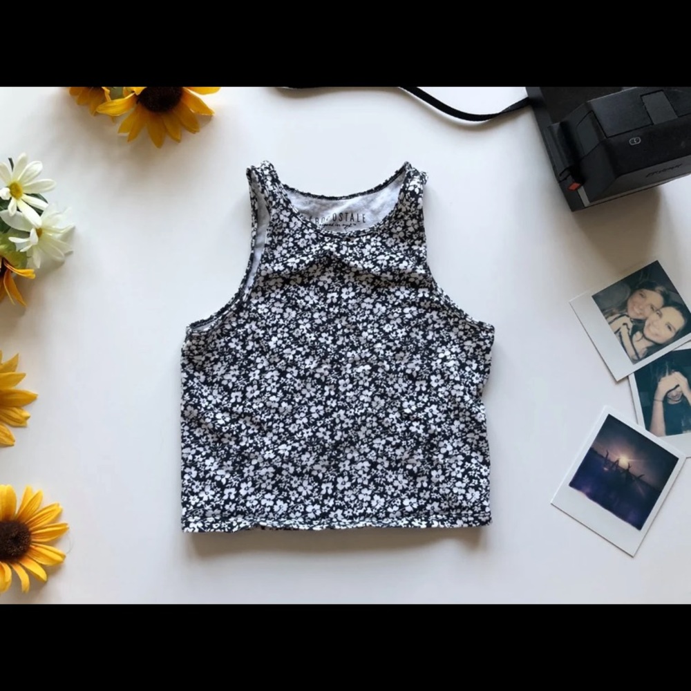 High Neck Crop Top